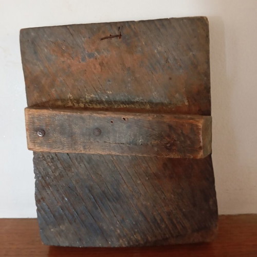 Wooden fabric printing stamp like new, 19x15 cm, possibly from India