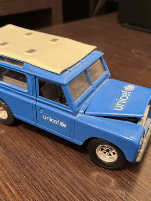 Unicef model car blue color