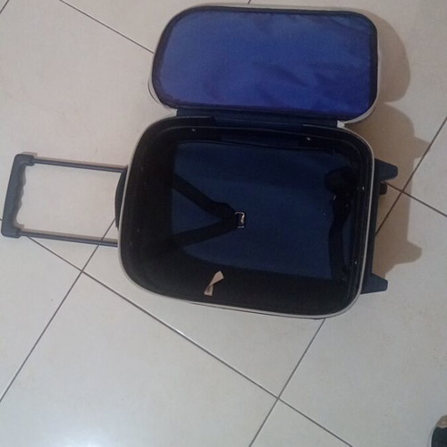 Mickey Mouse Kids Suitcase like new, blue, 40×32 cm