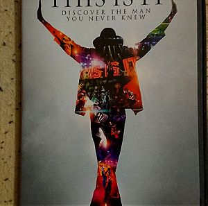 DVD " MICHAEL JACKSON'S  THIS IS IT"