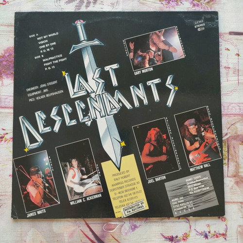 Last Descendants One Nation Under God LP used, metal