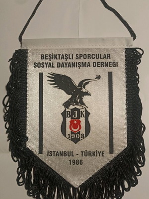 Small Besiktas Banner like new, authentic