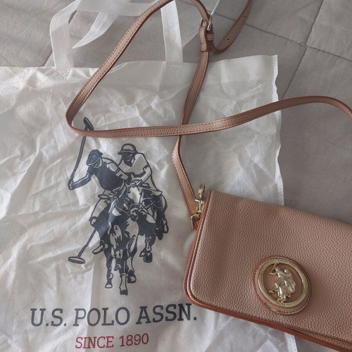 U.S. Polo Assn. crossbody bag beige like new