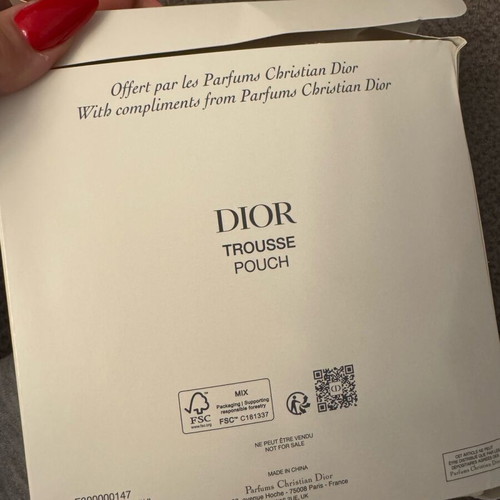 Dior Star Trousse pouch new, gold