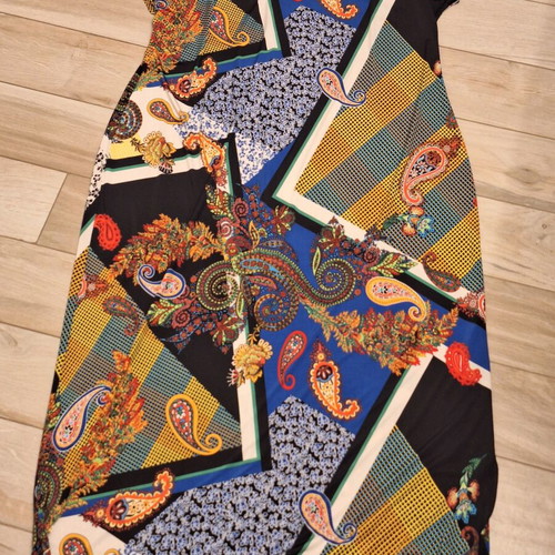 Dina printed jersey dress like new, size 2XL