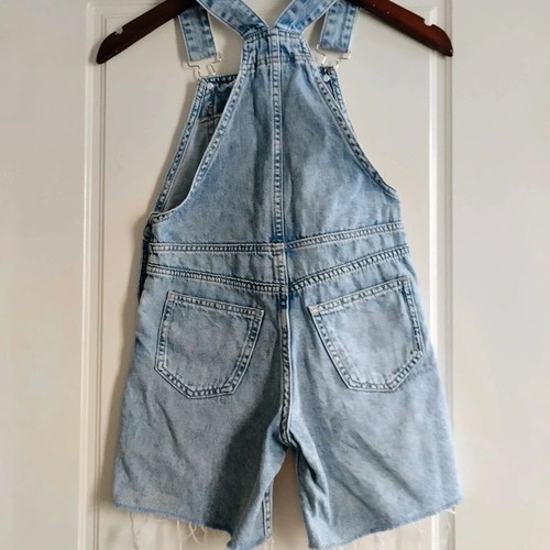 Zara denim playsuit for girls 9 years like new, light blue
