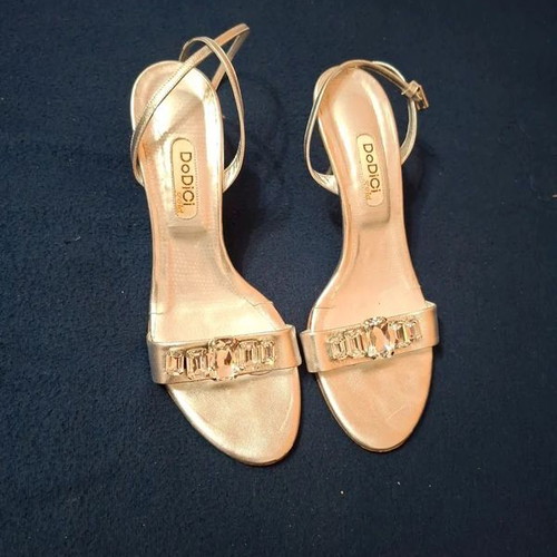 Elegant sandals like new, silver, size 40