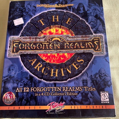 The Forgotten Realms video game like new