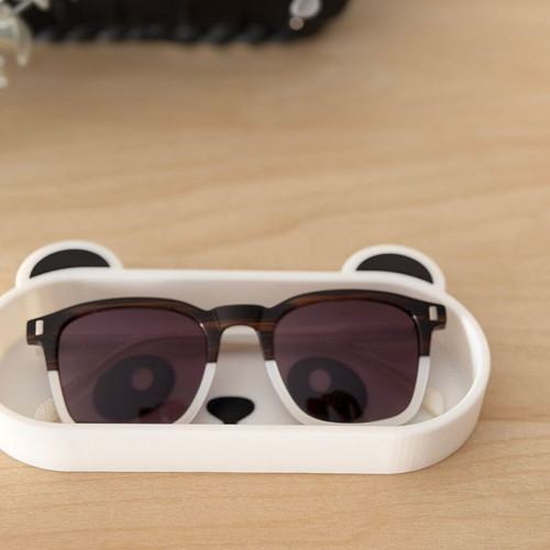 3D Printed Panda Glasses Stand used