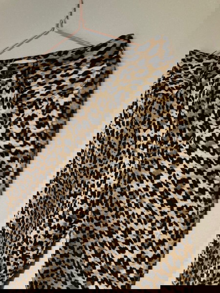 Mango leopard παντελόνι