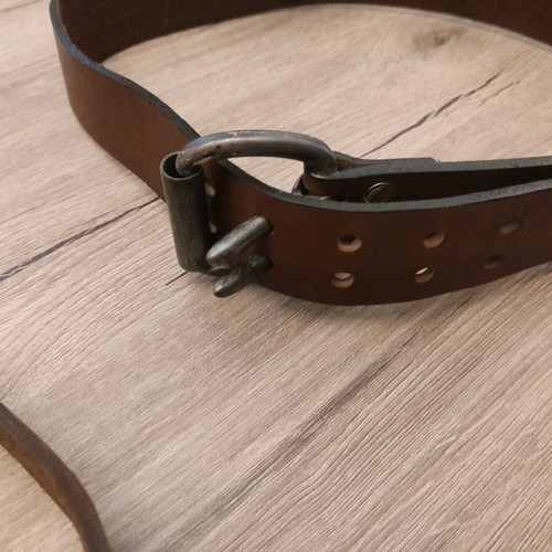 Leather belts new, pack of 3, brown, size 85