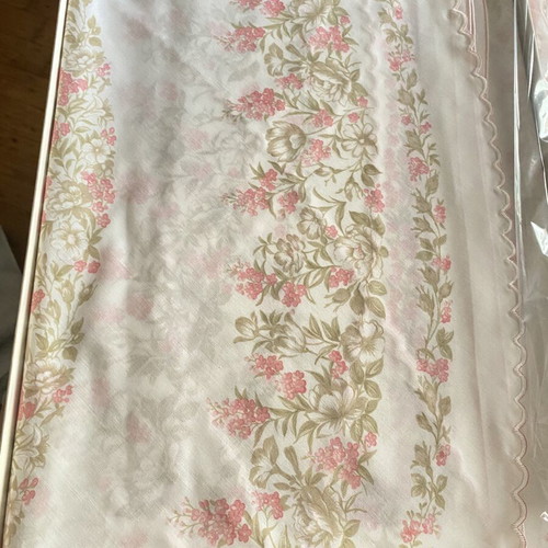 Italian vintage table linen set with napkins new