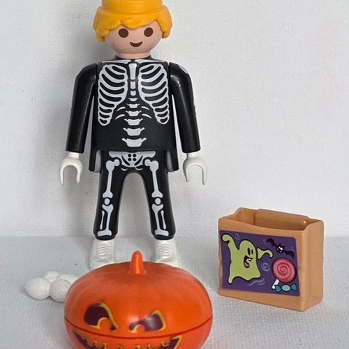 Playmobil 71899 Series 28 Child Ghost Pumpkin Halloween like new