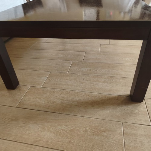 Coffee table made of solid wood