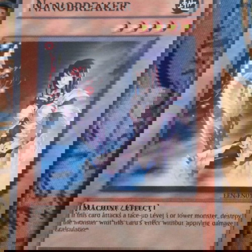 Nanobreaker Effect Monster Yu-Gi-Oh! карта в отлично състояние