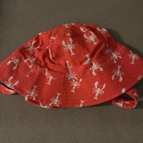 David Jones Kids Summer Bucket Hat like new, size 54cm, red