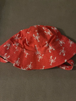 David Jones Kids Summer Bucket Hat like new, size 54cm, red