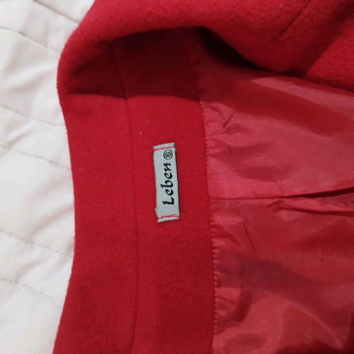 Leben short coat used, red, size L