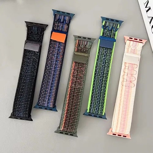 Textile Nylon Recycled Bands for Apple Watch Ultra/SE/11/10/9/7/6/5 new