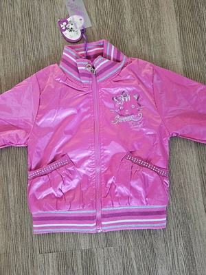 Rosso KiD’s pink satin bomber jacket for toddlers, 24 months, new with tags
