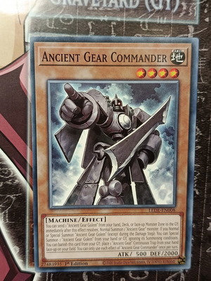 Ancient Gear Commander card like new