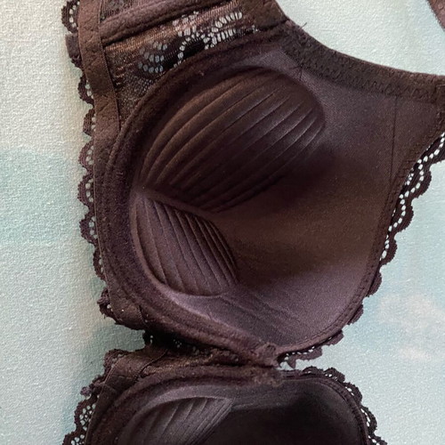 Black Ancona bra with lace like new