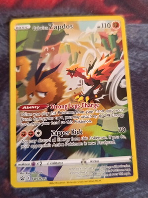 Pokemon Galarian Zapdos Promo NM Condition