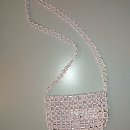 Zara shoulder bag pink like new, playful