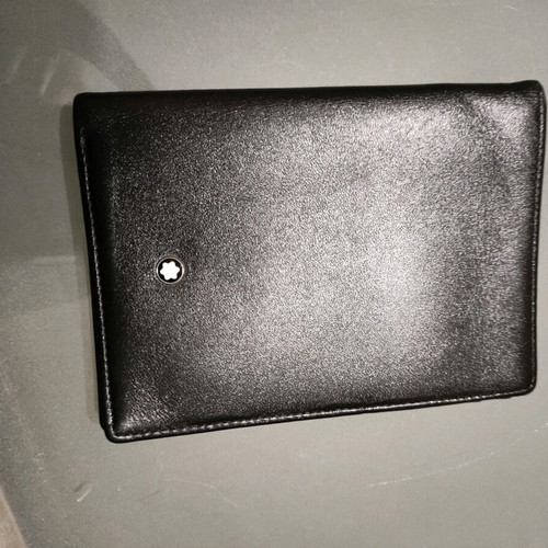 Montblanc wallet unused, black