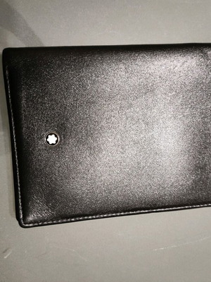 Montblanc wallet unused, black