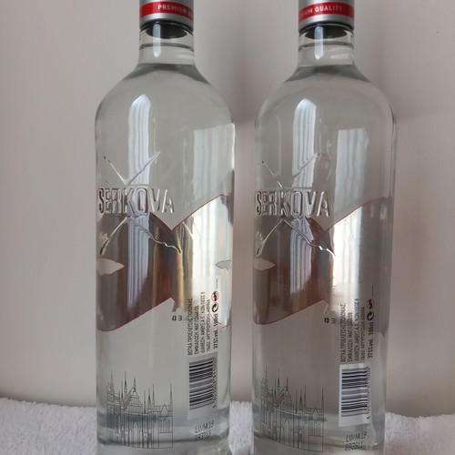 Serkova vodka pack of 2 bottles 1000ml 37.5% new