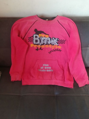 Footer red sweatshirt No L like new with cut pockets