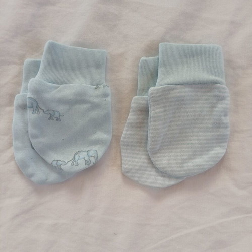 Next baby scratch mittens, one size, pack of 2
