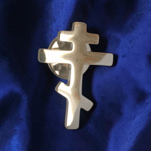 Orthodox Cross Pin New Metal