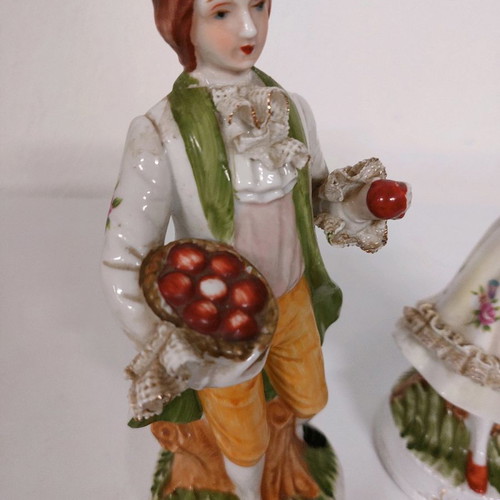 Porcelain couple used, vintage, 26 cm