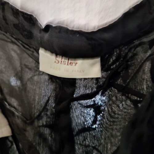 Sisley Lace Pants black like new with inner lining