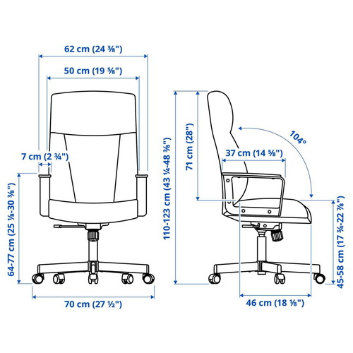 IKEA MILLBERGET office chair