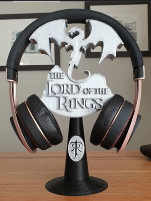 The Lord of the Rings 3D Headphone Stand new, unique design