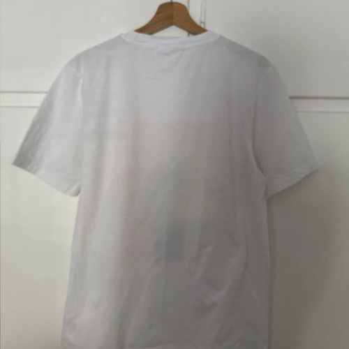 Calvin Klein cotton t-shirt new, size S, white and orange