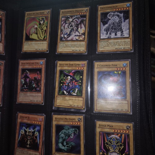 Yugioh Binder used with mostly very good condition cards