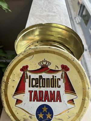 Vintage Metal Tarama Box Three Stars 3.5kg used