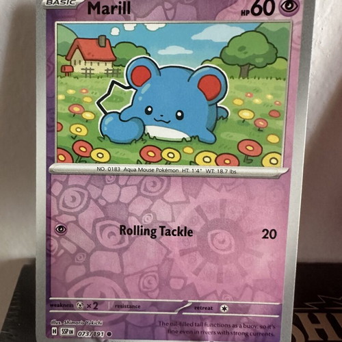 Marill Pokemon card like new