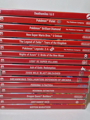 Nintendo Switch παιχνίδια σαν καινούργια, πακέτο 16 τεμαχίων