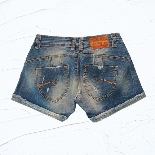 Verdi denim shorts low-rise XS like new, blue