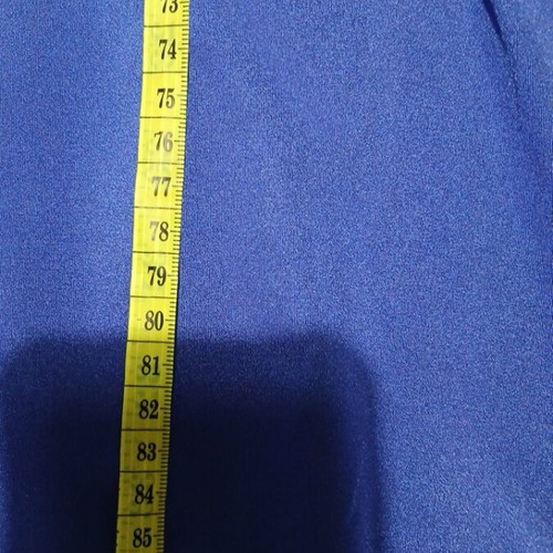 Veloudakis dress like new, blue, with impressive sleeve and lining