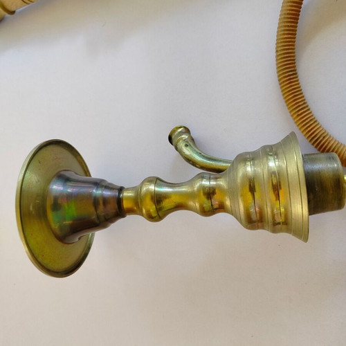Old hookah used with painted glass from Constantinople