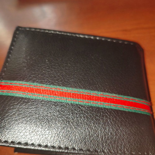 Gucci wallet new, black and multicolor