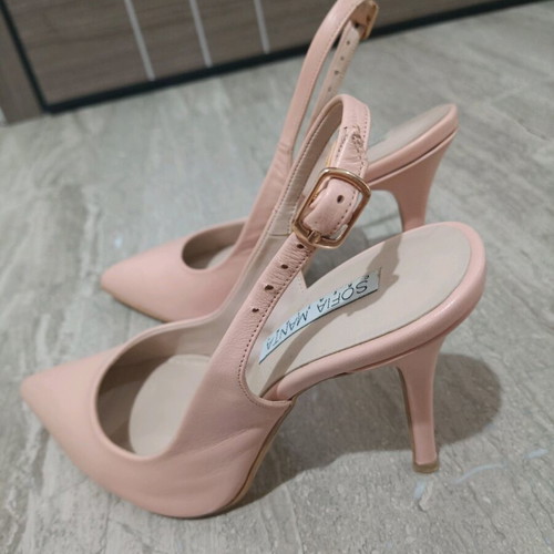 Sofia Manta pumps used, size 36, pink powder, genuine leather