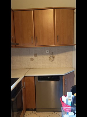 Kitchen cabinets set with magic corner and drawers