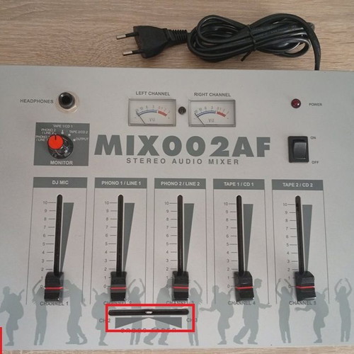 Expelec Mix002AF stereo audio mixer